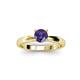 2 - Adsila Iolite Solitaire Engagement Ring 