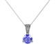 1 - Florin Tanzanite and Diamond Pendant 