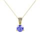 1 - Florin Tanzanite and Diamond Pendant 