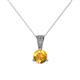 1 - Florin Citrine and Diamond Pendant 