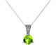 1 - Florin Peridot and Diamond Pendant 