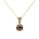 1 - Florin Smoky Quartz and Diamond Pendant 