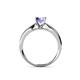 4 - Adsila Tanzanite Solitaire Engagement Ring 