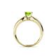 4 - Adsila Peridot Solitaire Engagement Ring 
