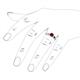5 - Adsila Red Garnet Solitaire Engagement Ring 