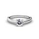 1 - Adsila Diamond Solitaire Engagement Ring 