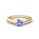 1 - Adsila Tanzanite Solitaire Engagement Ring 