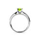 4 - Adsila Peridot Solitaire Engagement Ring 