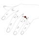 5 - Adsila Red Garnet Solitaire Engagement Ring 