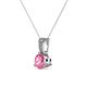 2 - Florin Pink Tourmaline and Diamond Pendant 