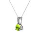 2 - Florin Peridot and Diamond Pendant 