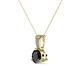 2 - Florin Black and White Diamond Pendant 