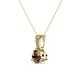 2 - Florin Smoky Quartz and Diamond Pendant 