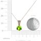 4 - Florin Peridot and Diamond Pendant 