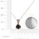 4 - Florin Black and White Diamond Pendant 