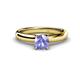 1 - Bianca 6.50 mm Round Tanzanite Solitaire Engagement Ring 