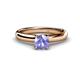 1 - Bianca 6.50 mm Round Tanzanite Solitaire Engagement Ring 