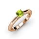 3 - Akila Peridot Solitaire Engagement Ring 