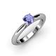 3 - Akila Tanzanite Solitaire Engagement Ring 