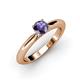 3 - Akila Iolite Solitaire Engagement Ring 