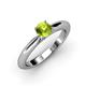 3 - Akila Peridot Solitaire Engagement Ring 