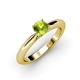 3 - Akila Peridot Solitaire Engagement Ring 