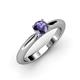 3 - Akila Iolite Solitaire Engagement Ring 