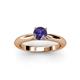 2 - Akila Iolite Solitaire Engagement Ring 