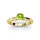 2 - Akila Peridot Solitaire Engagement Ring 