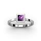 2 - Elcie 1.00 ct Amethyst Solitaire Ring  
