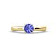 1 - Annora Tanzanite Solitaire Engagement Ring 
