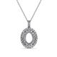 1 - Calice Semi Mount Double Halo Pendant 