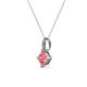 3 - Aurel Pink Tourmaline and Diamond Pendant 
