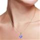 4 - Aurel Tanzanite and Diamond Pendant 