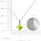 5 - Aurel Peridot and Diamond Pendant 