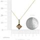 5 - Aurel Smoky Quartz and Diamond Pendant 