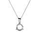 1 - Calista Three Prong Pendant Setting 