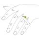6 - Verena 6.50 mm Round Peridot Solitaire Engagement Ring 