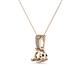 2 - Florin Semi Mount Solitaire Pendant 