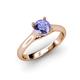 4 - Corona Tanzanite Solitaire Engagement Ring 