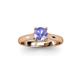 3 - Corona Tanzanite Solitaire Engagement Ring 