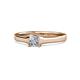 1 - Jemima Princess Cut Diamond Solitaire Engagement Ring 