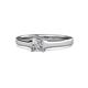 1 - Jemima Princess Cut Diamond Solitaire Engagement Ring 