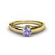 1 - Nixie 0.47 ct Tanzanite Round (5.00 mm) Solitaire Engagement Ring  