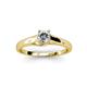3 - Nixie 0.50 ct Natural Diamond Round (5.00 mm) Solitaire Engagement Ring  
