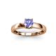 3 - Ilone Tanzanite Solitaire Engagement Ring 