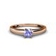 1 - Ilone Tanzanite Solitaire Engagement Ring 