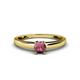 1 - Ilone Rhodolite Garnet Solitaire Engagement Ring 