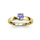 3 - Ilone Tanzanite Solitaire Engagement Ring 