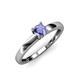 4 - Ilone Tanzanite Solitaire Engagement Ring 